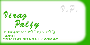 virag palfy business card